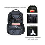 Mochila Executiva Antifurto Journey Preto Posher