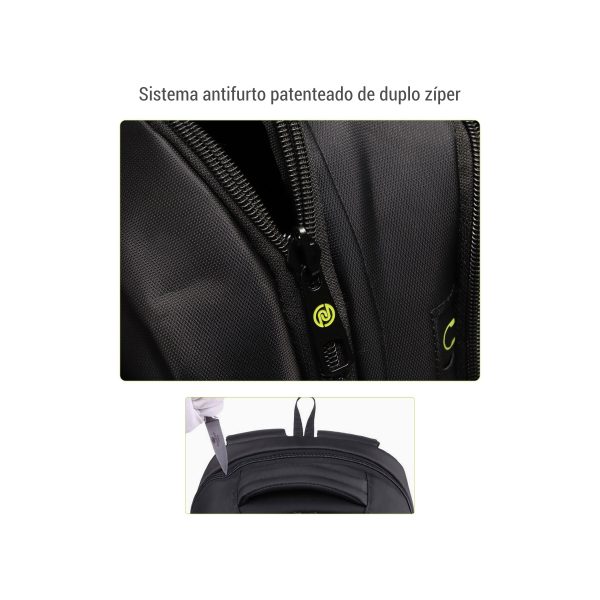 Mochila Executiva Antifurto Journey Preto Posher