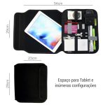 Organizador Metrix Posher Elástico Universal para Transportar Cosméticos, Dispos. Eletrônicos FOLIO