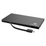 Carregador Portátil Power Bank Metal 5000mah Duo Slim Posher Pbd5s Preto