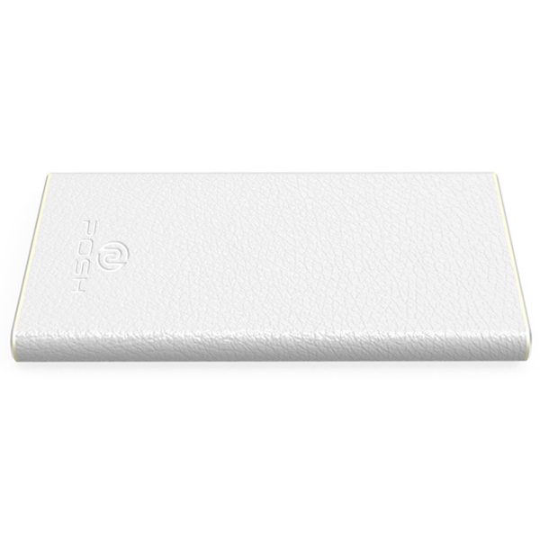 Carregador Portátil Power Bank Premium Bateria 3.000mah Genuíno Unique Posher Branco