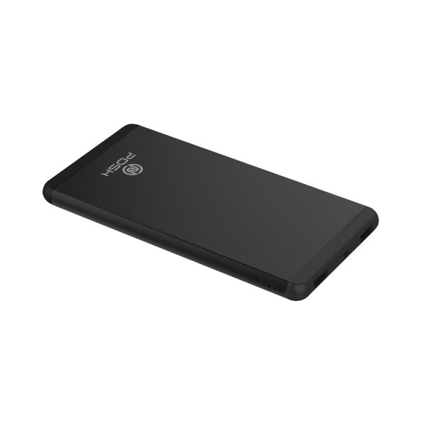 Carregador Portátil Posher PowerBank Metal 10000mah Pbad10 Alloy Duo Preto