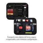 Organizador Metrix Posher Elástico Universal MINI para Transportar Cosméticos, Dispos Eletrônicos