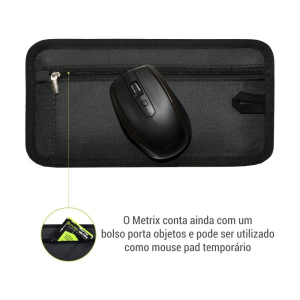 Organizador Metrix Posher Elástico Universal MINI LONG para Transportar Cosméticos, Dispos. Eletrônicos, Informática