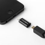 Adaptador Conversor Lightning Micro USB carrega transfere sincroniza dados Posher Preto