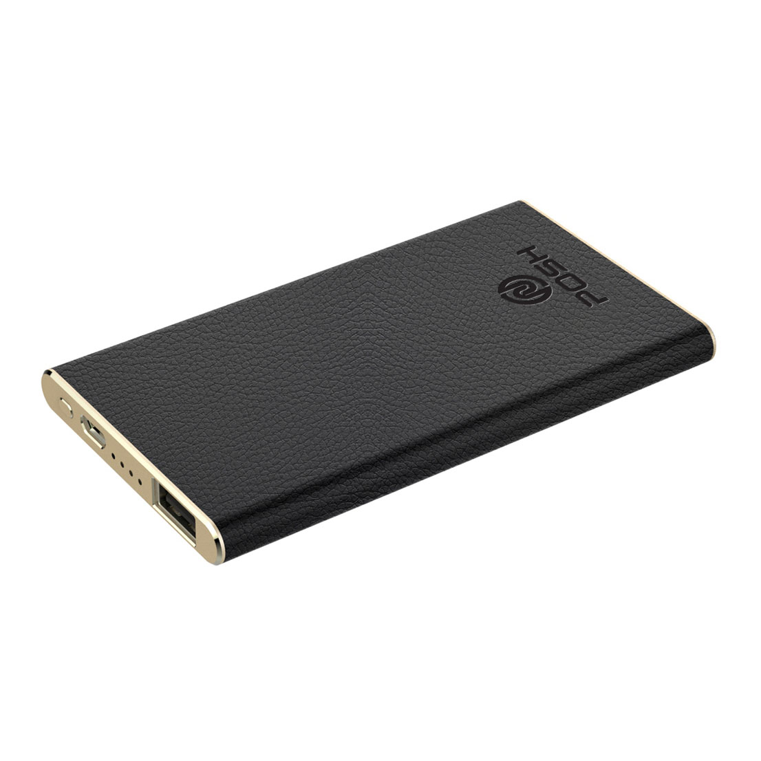 Carregador Portátil Power Bank Premium Bateria Alta 3.000mah Genuíno Unique Posher Preto