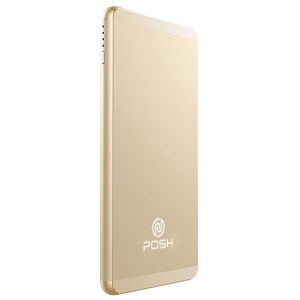 Carregador Portátil Power Bank Metal 5000mah Alloy Duo Posher Pba5s Dourado