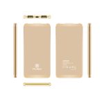 Carregador Portátil Power Bank Metal 5000mah Alloy Duo Posher Pba5s Dourado