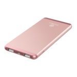 Carregador Portátil Power Bank Metal 5000mah Alloy Duo Posher Pba5s Rose