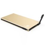 Carregador Portátil PowerBank Metal 5000mah Duo Slim Posher Pbd5s Dourado