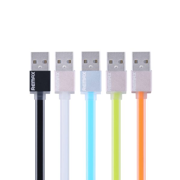 Cabo Flat`Posher Lightning para USB 1M Colorful Azul 28_12_0_U