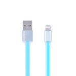 Cabo Flat`Posher Lightning para USB 1M Colorful Azul 28_12_0_U