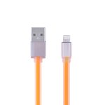 Cabo Flat Posher Lightning para USB 1M Colorful Laranja 28_16_0_U