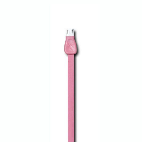 Cabo Flat Posher Micro USB para USB Celular 1M Martin Pink 36_18_0_U