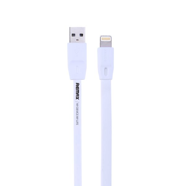 Cabo Flat Posher Lightning para USB Celular 2M Fullspeed Branco 24_4_0_U