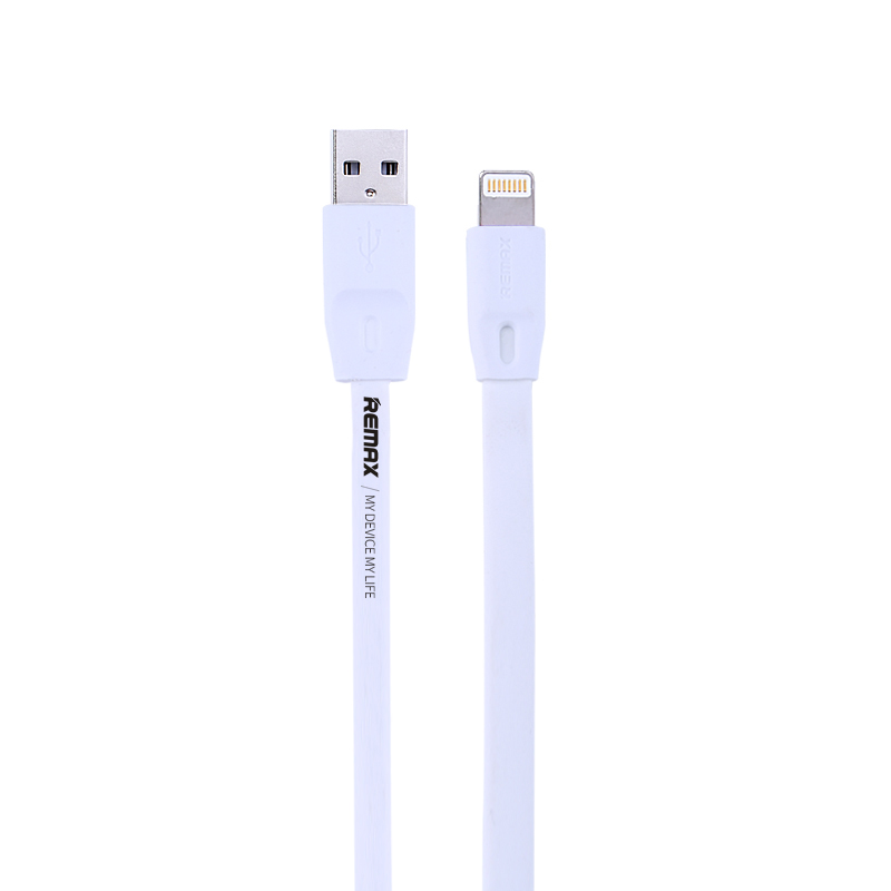 Cabo Flat Posher Lightning para USB Celular 2M Fullspeed Branco 24_4_0_U