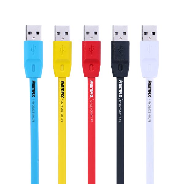 Cabo Flat Posher Micro USB para USB Celular 2M Fullspeed Azul 34_12_0_U