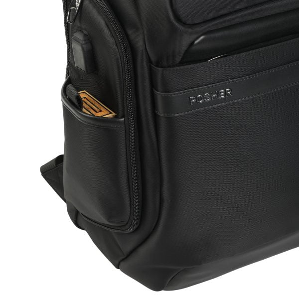 Mochila Antifurto Elite para Notebook 15,6" Posher Preta