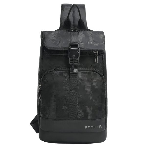 Mochila Transversal Posher Avante Preto