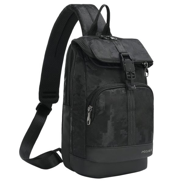 Mochila Transversal Posher Avante Preto