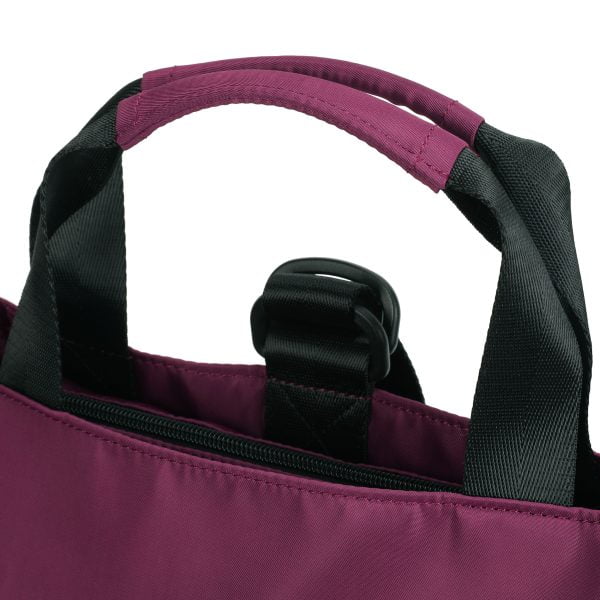 Bolsa Mochila 2 em 1 Antifurto Posher Lily Vinho