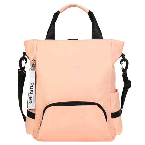 Bolsa Mochila 2 em 1 Antifurto Posher Lily Pink