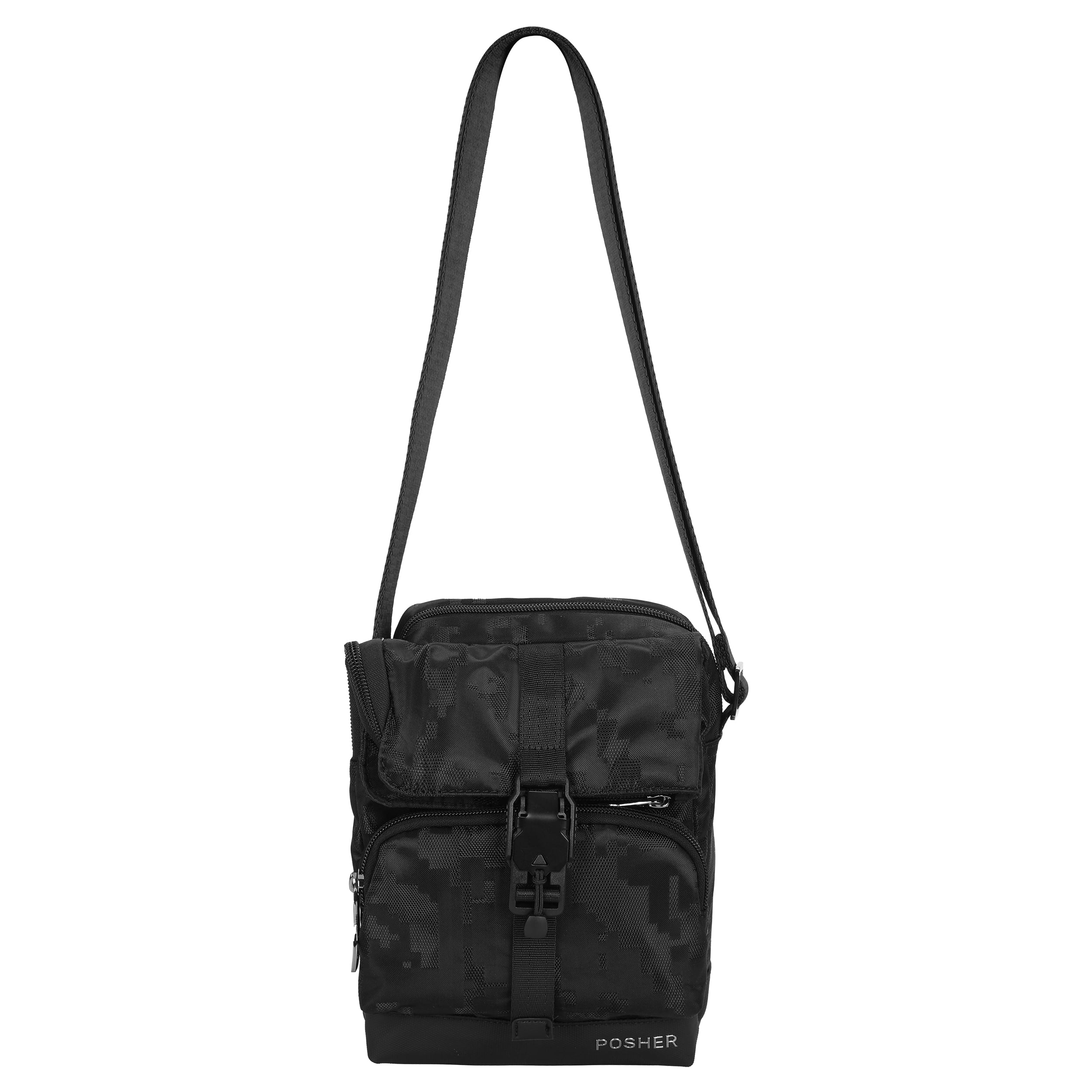 Bolsa Transversal CrossBag Antifurto Paramount para tablet 7,9" Posher Preta